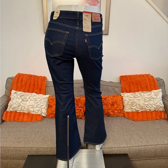 ❣️🆕Levi’s 726 Flare High Rise Dark Wash Jeans❣️ - Picture 7 of 12